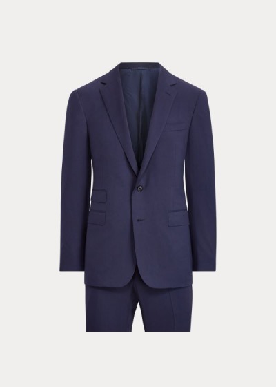 Trajes Ralph Lauren Hombre Azul Marino - Gregory Handmade Wool - EZIVP5308